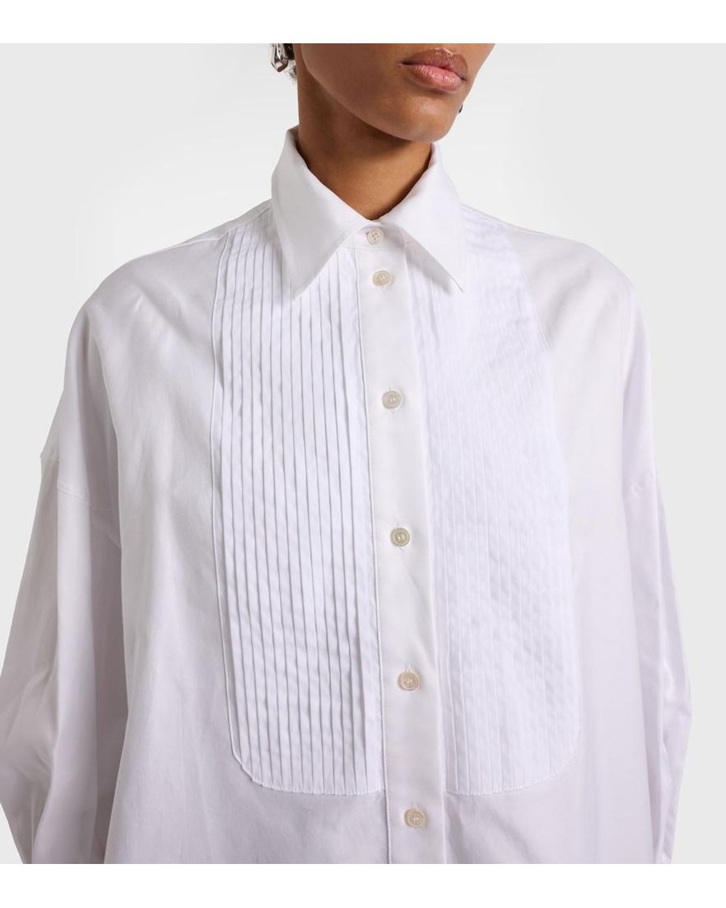 Joseph White Ferrus Cotton Shirt