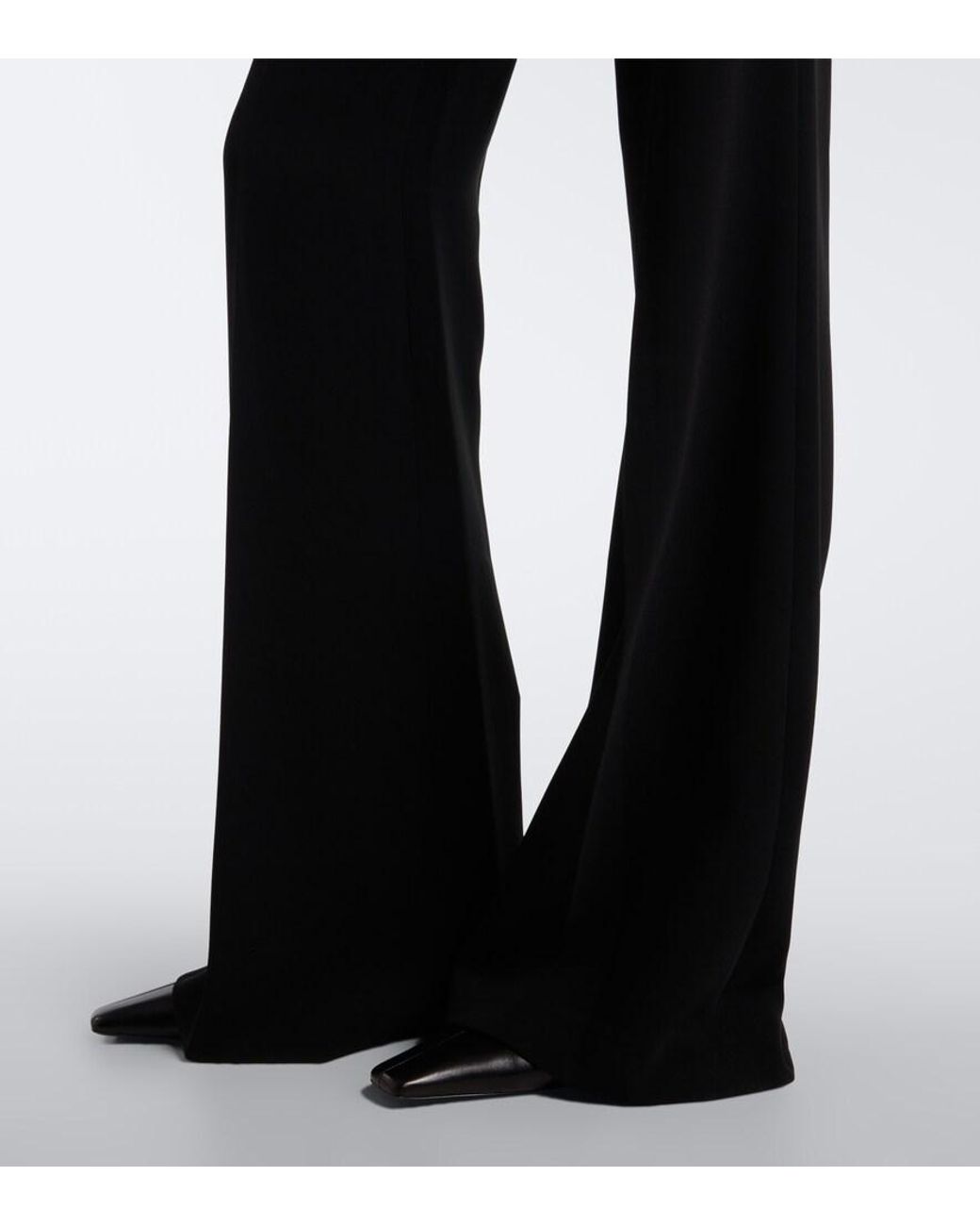 Nili Lotan Black Effy Flared Pants