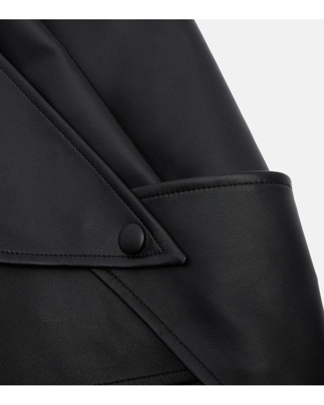 Nour Hammour Black Leather Hood