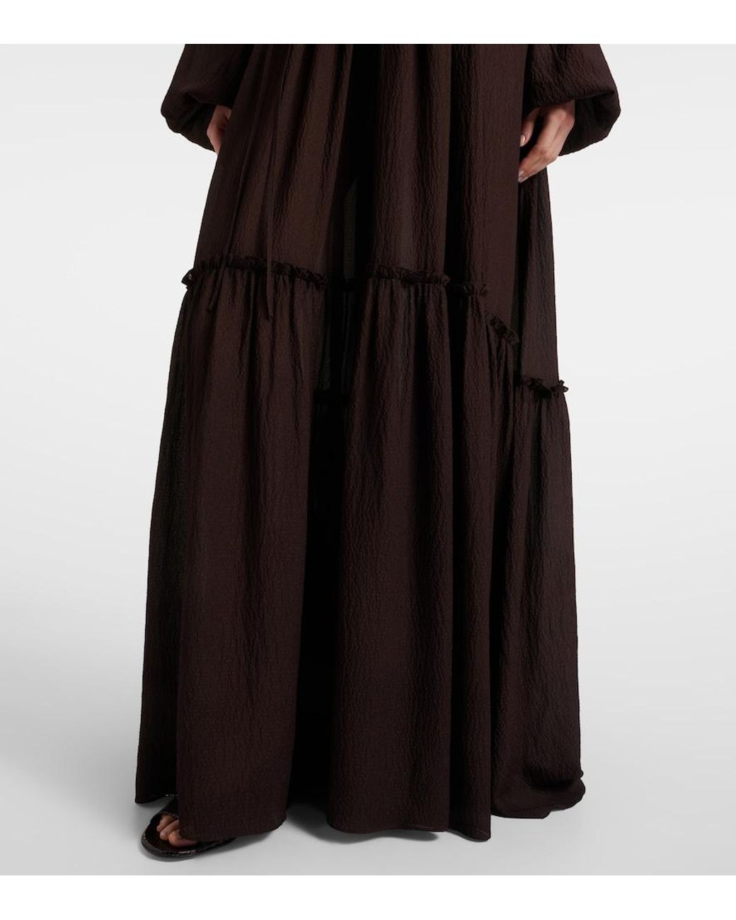 Joseph Black Lotus Maxi Dress