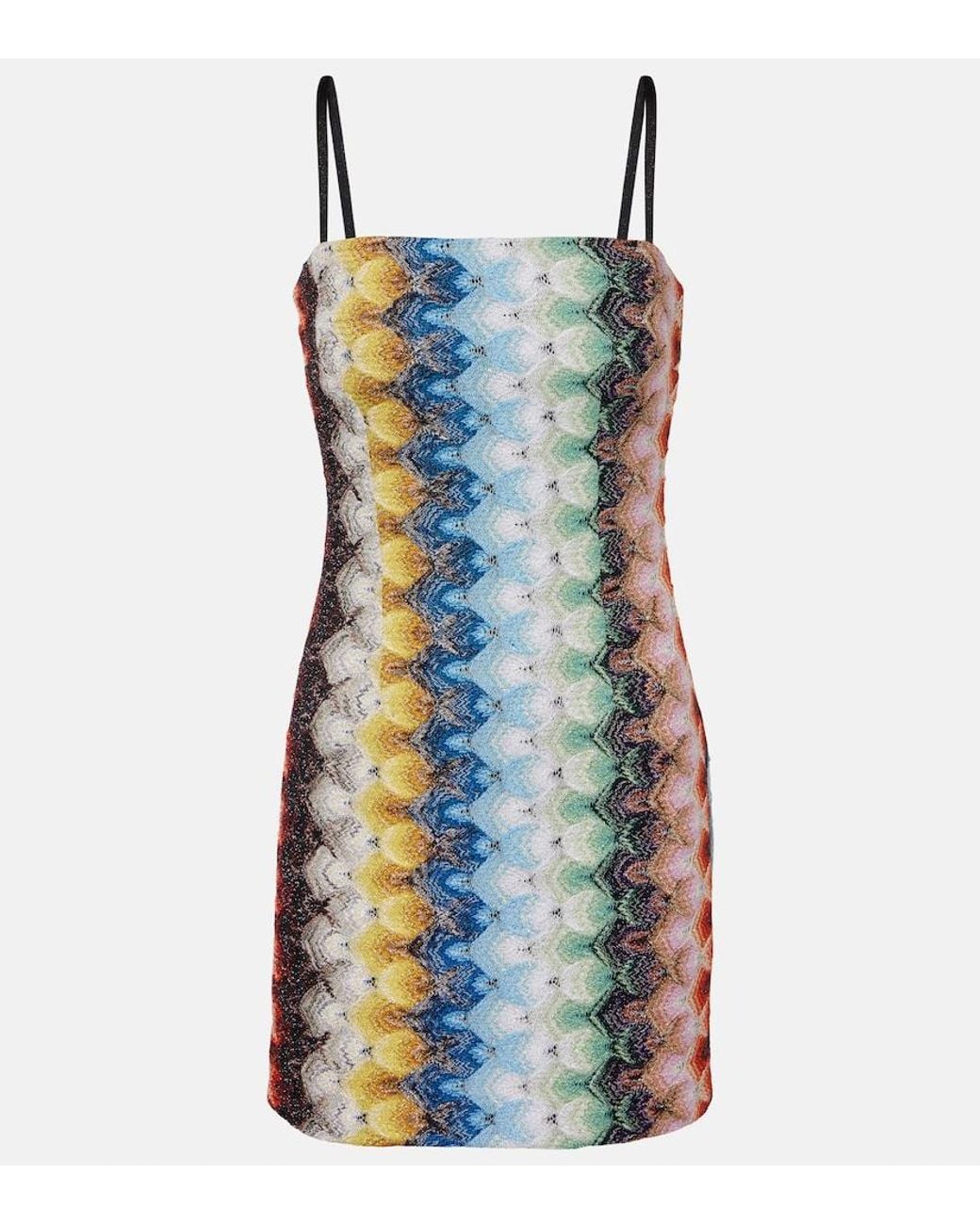 Missoni Blue Lame Minidress