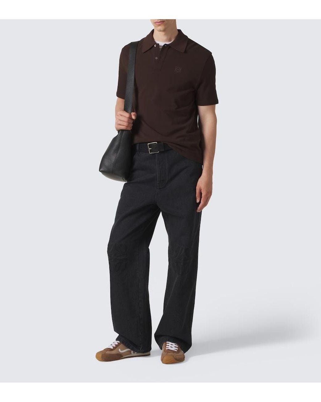 Loewe Natural Ballet Runner 2.0 Suede-Trimmed Sneakers for men