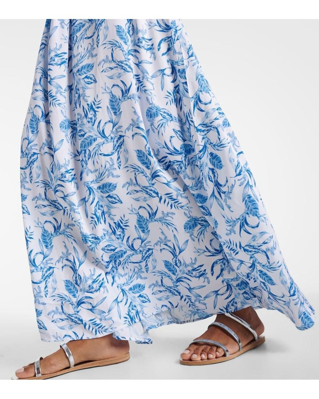 Melissa Odabash Blue Lou Printed Maxi Dress