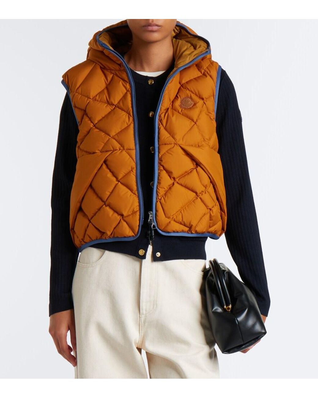 Moncler Brown Armella Down Vest