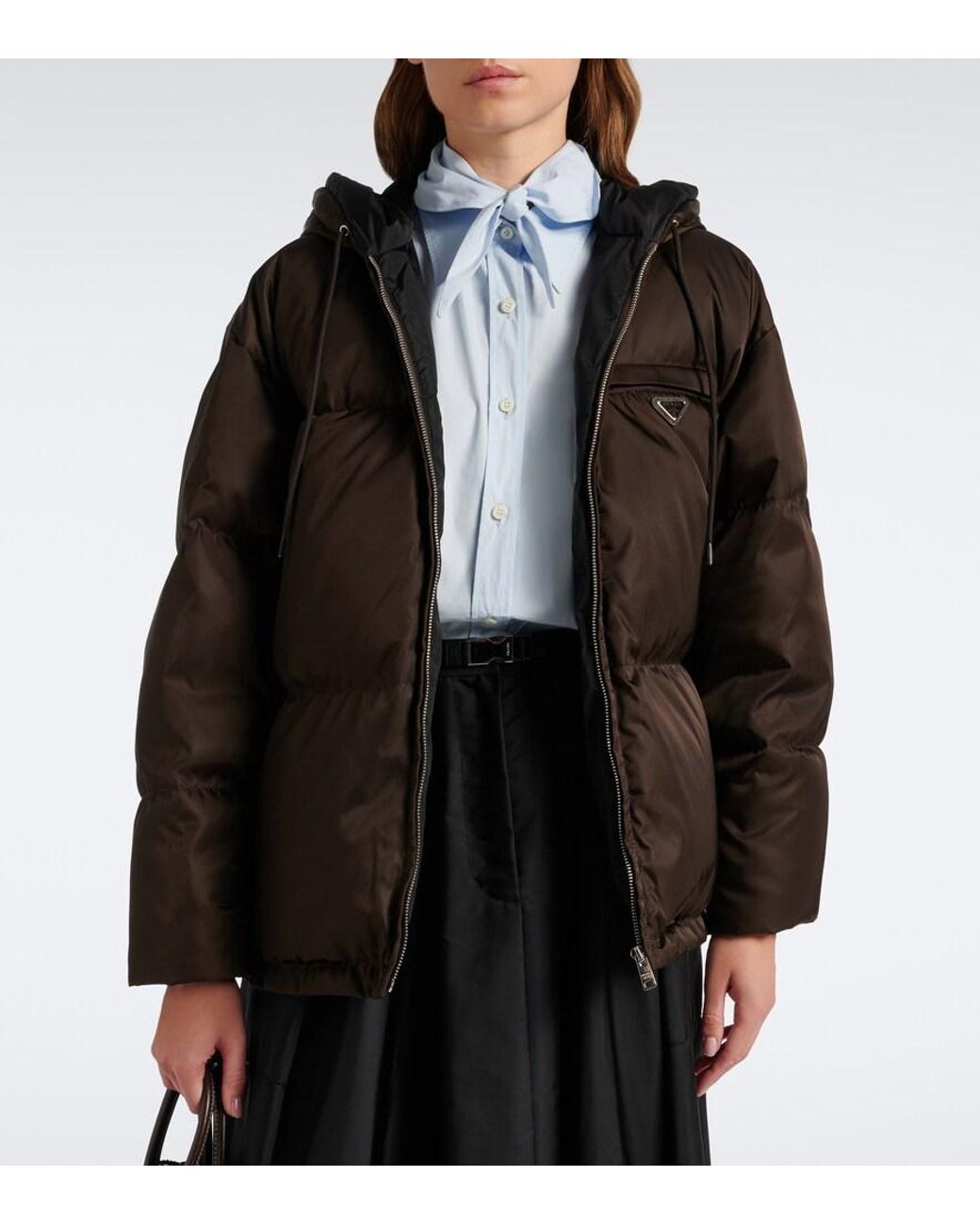 Prada Black Re-Nylon Down Jacket
