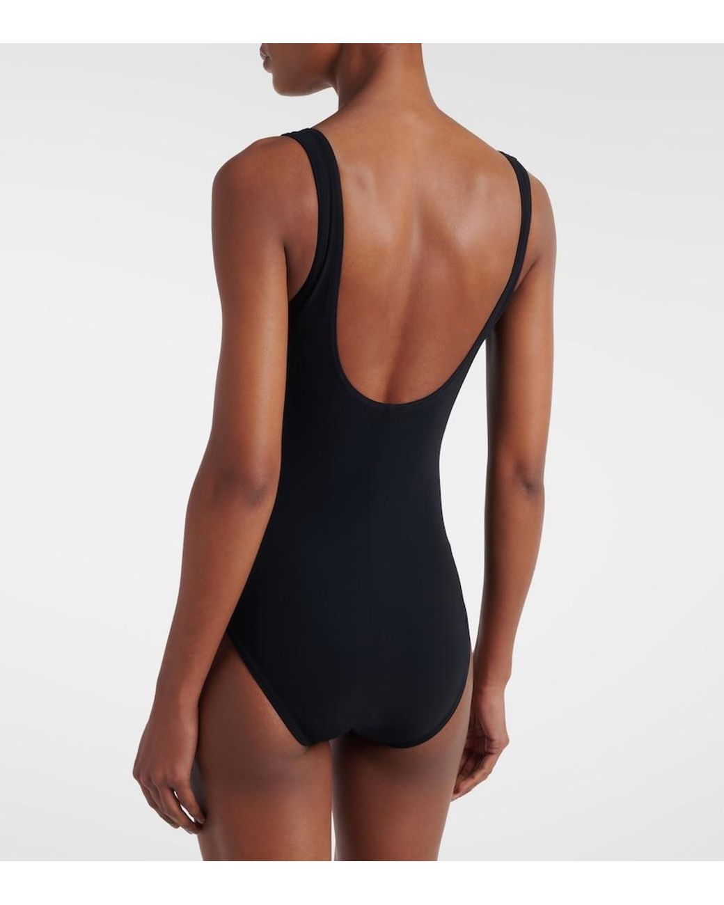 Karla Colletto Black Chain Swimsuit
