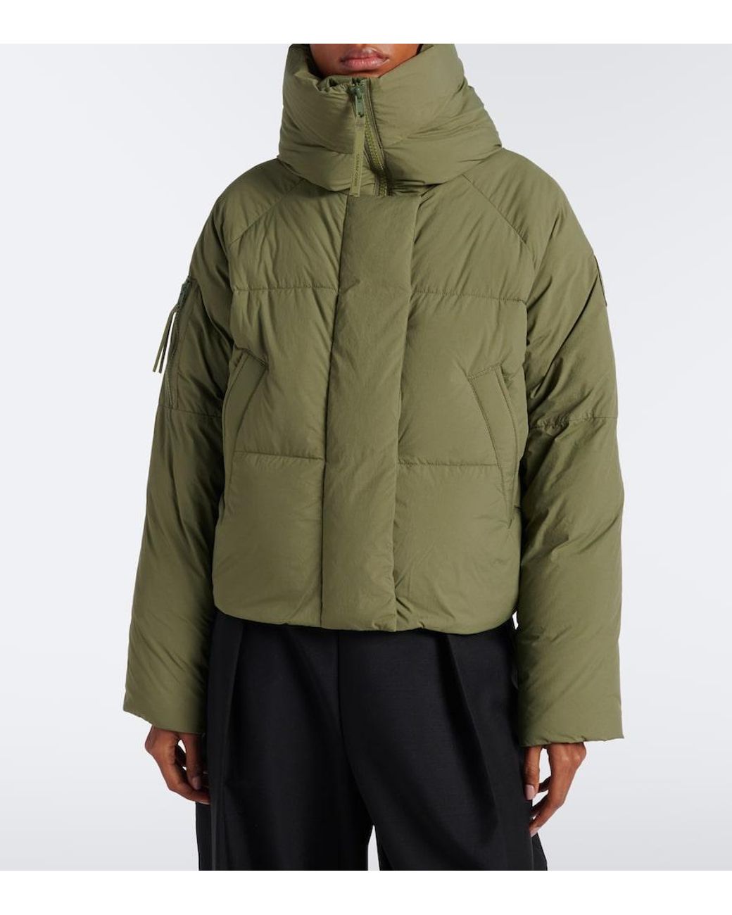Canada Goose Green Chilliwack Hooded Down Jacket