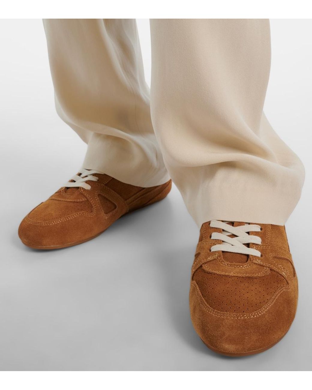 Isabel Marant Brown Senny Low Sneaker