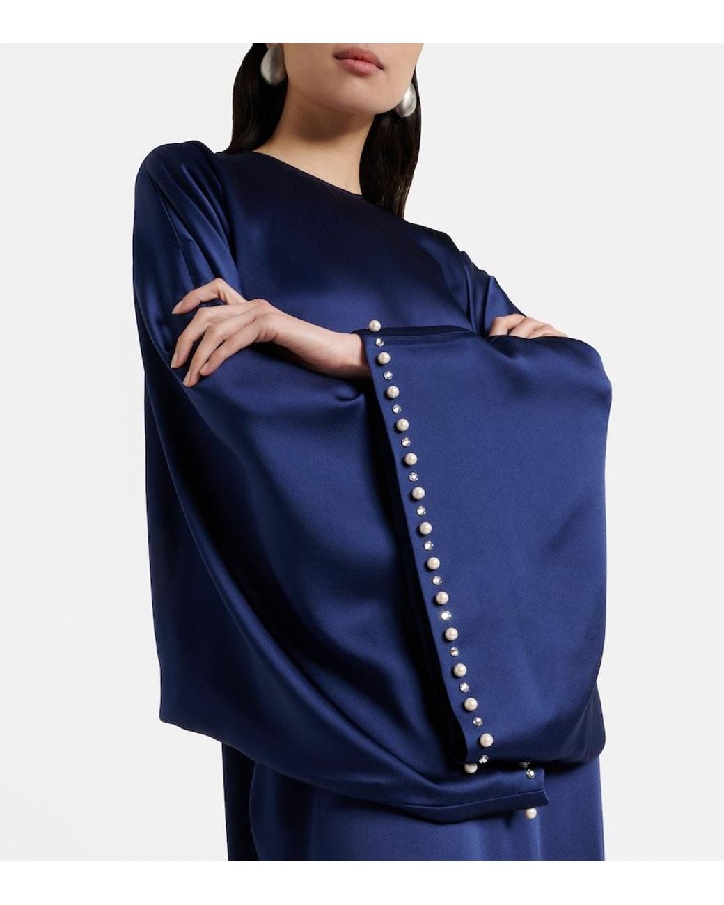 Stella McCartney Blue Embellished Gown