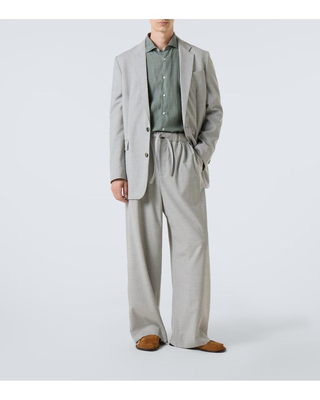 Blazer di Loewe in Gray da Uomo