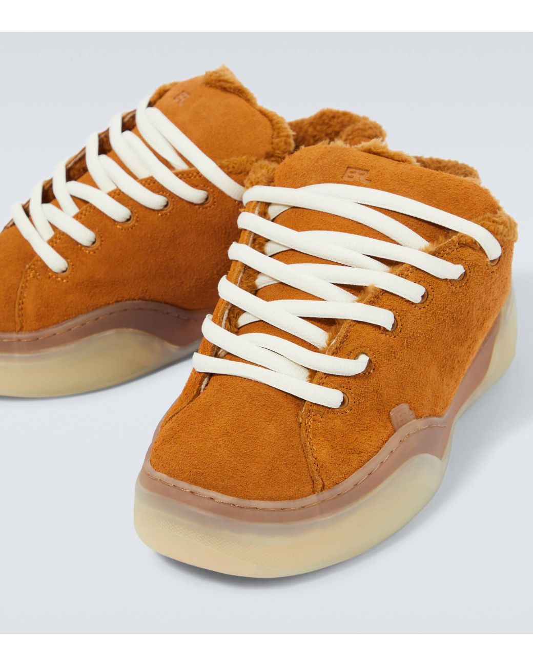 ERL Vamps Skate Terry-trimmed Suede Sneakers in Brown for ERL Vamps Skate Terry-trimmed Suede Sneakers in Brown for