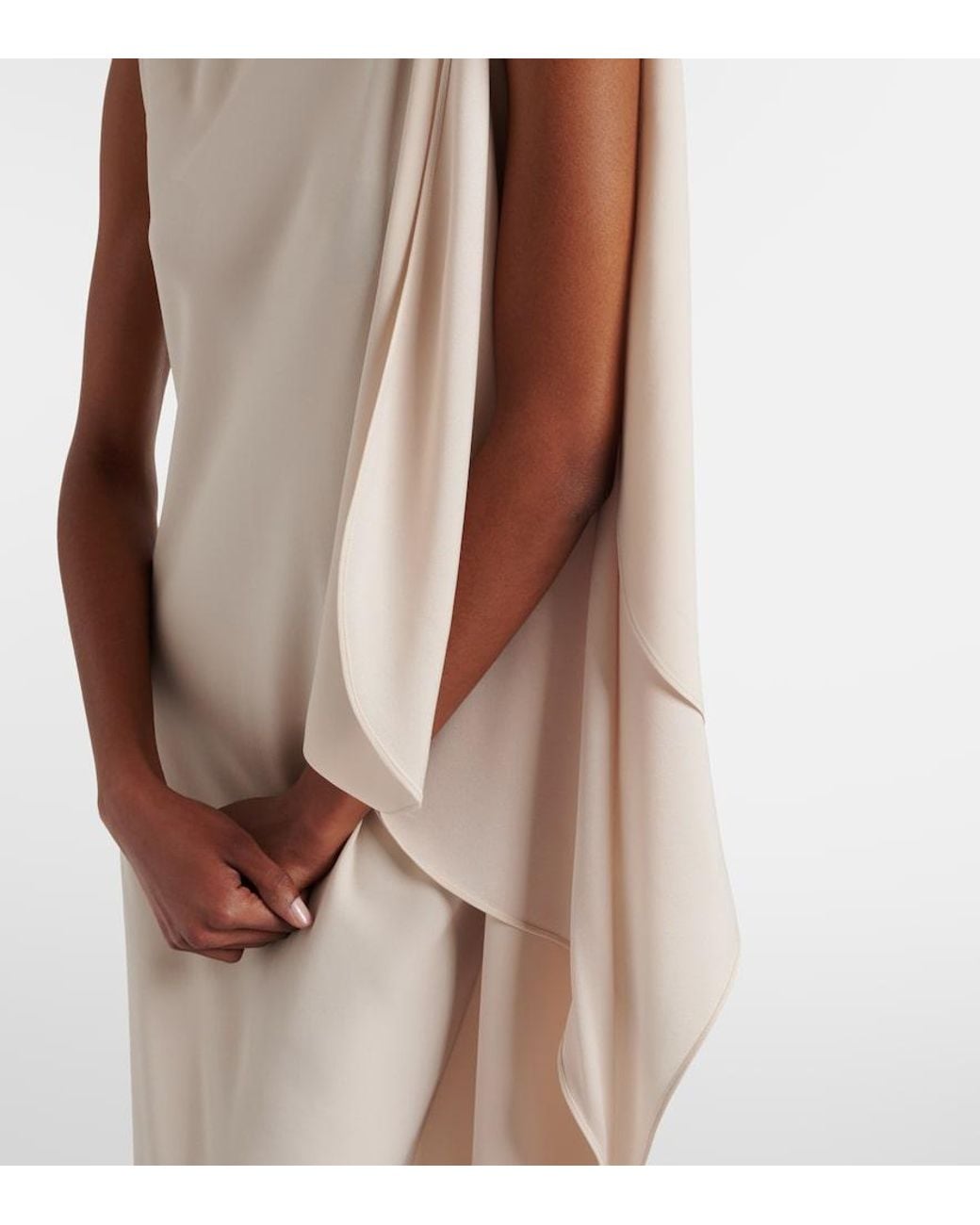 Joseph Natural Aly Crepe Maxi Dress