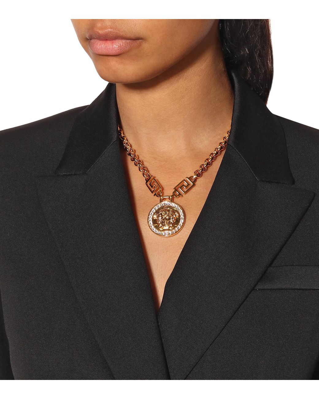 Versace Halskette Icon Medusa in Mettallic | Lyst DE