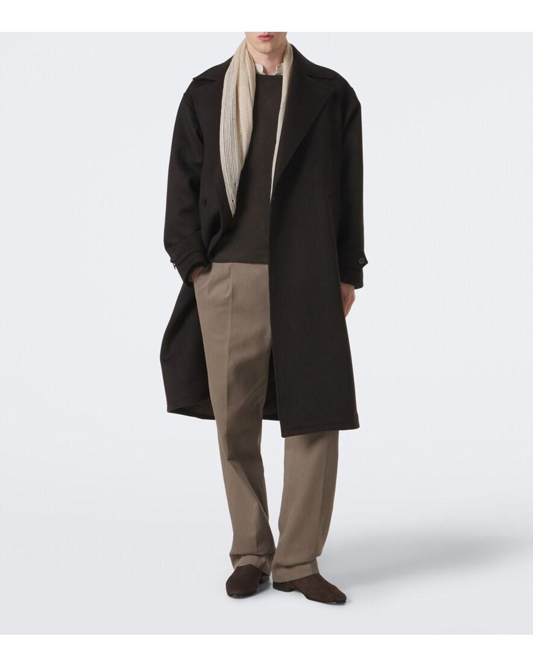 STÒFFA Natural Cotton Wide-Leg Pants for men