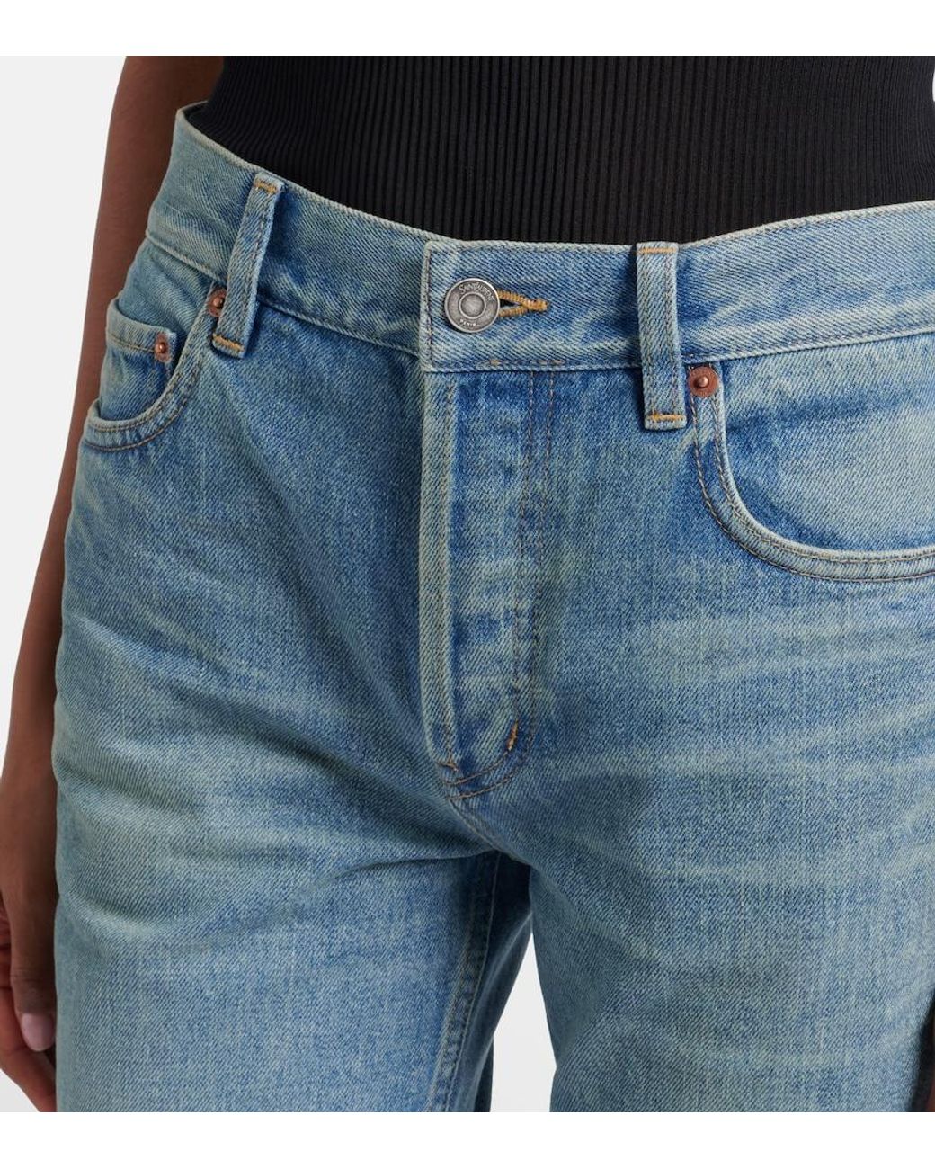 Saint Laurent Blue Slim Jeans