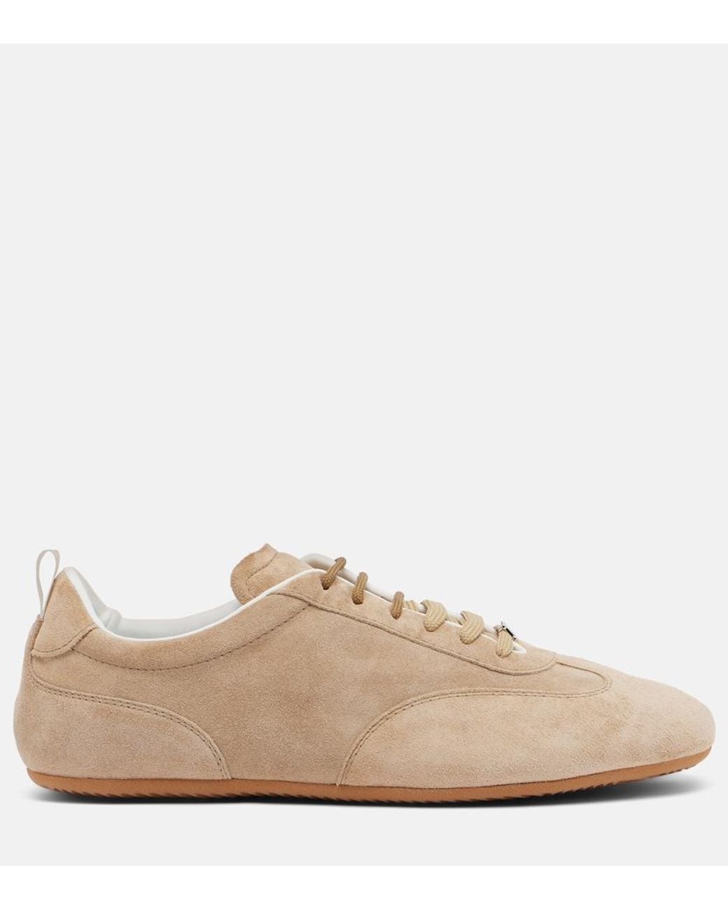 Max Mara Natural Suede Sneakers