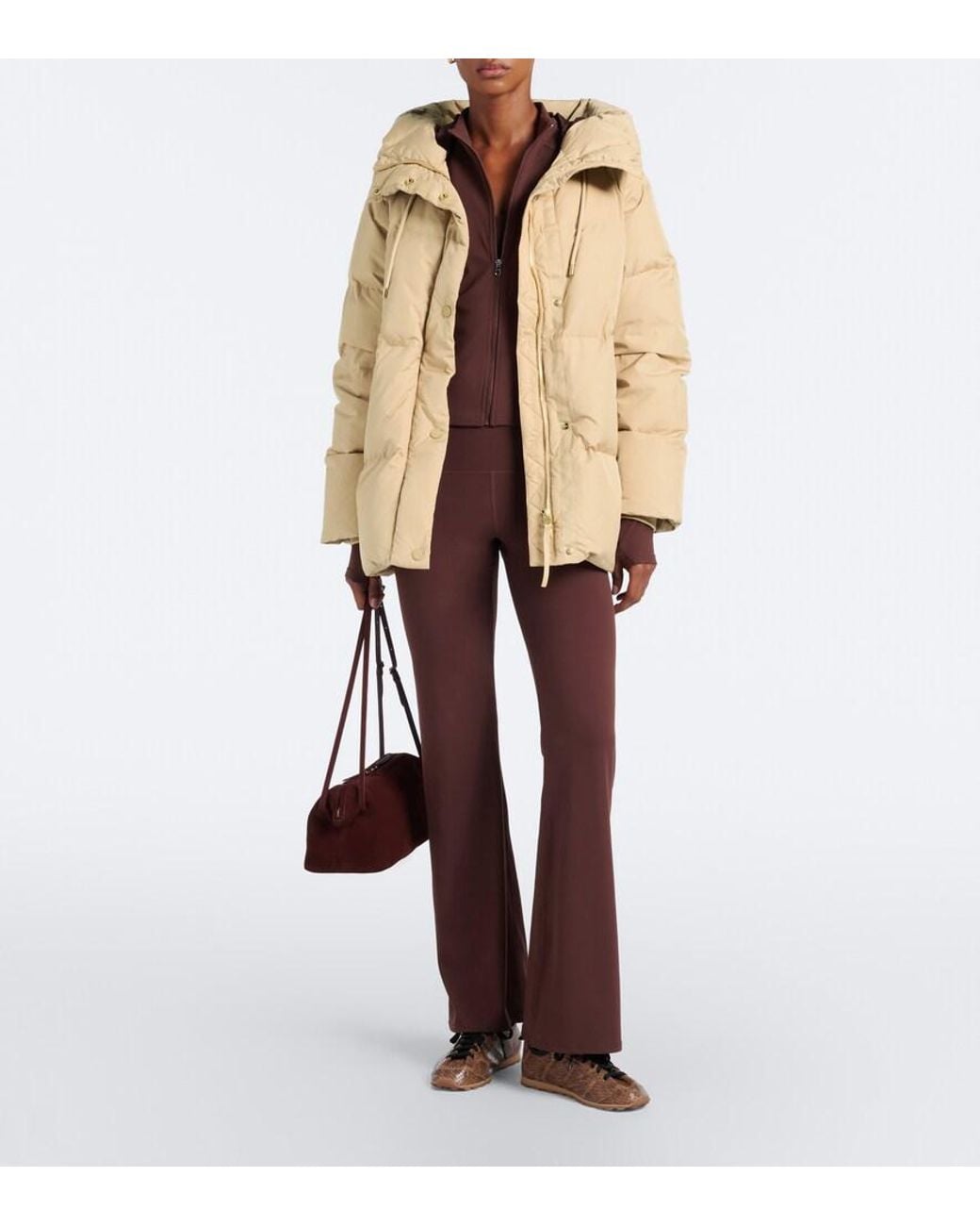 Varley Natural Adler Hooded Down Jacket