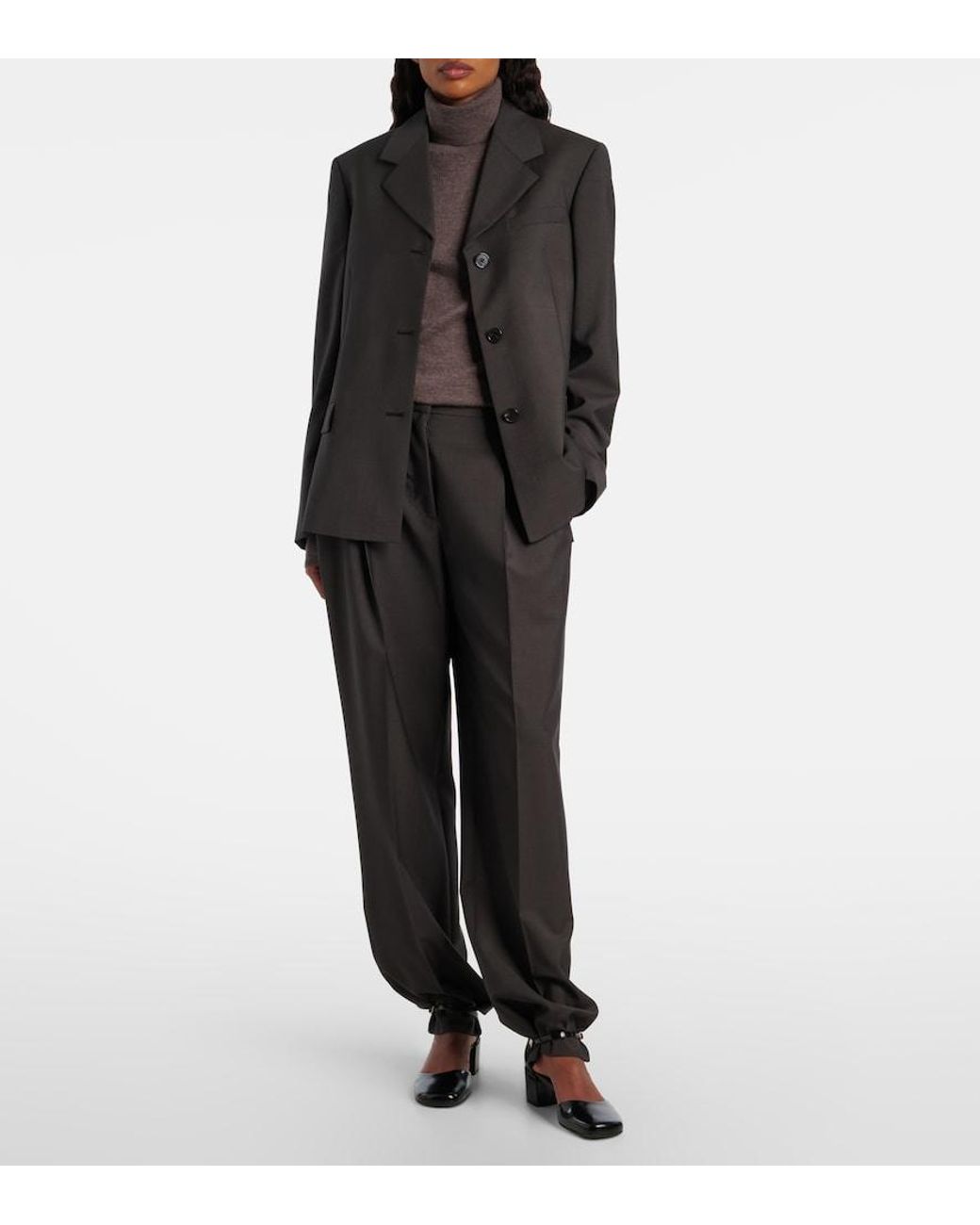 The Row Black Faelan Wool And Mohair Jacket