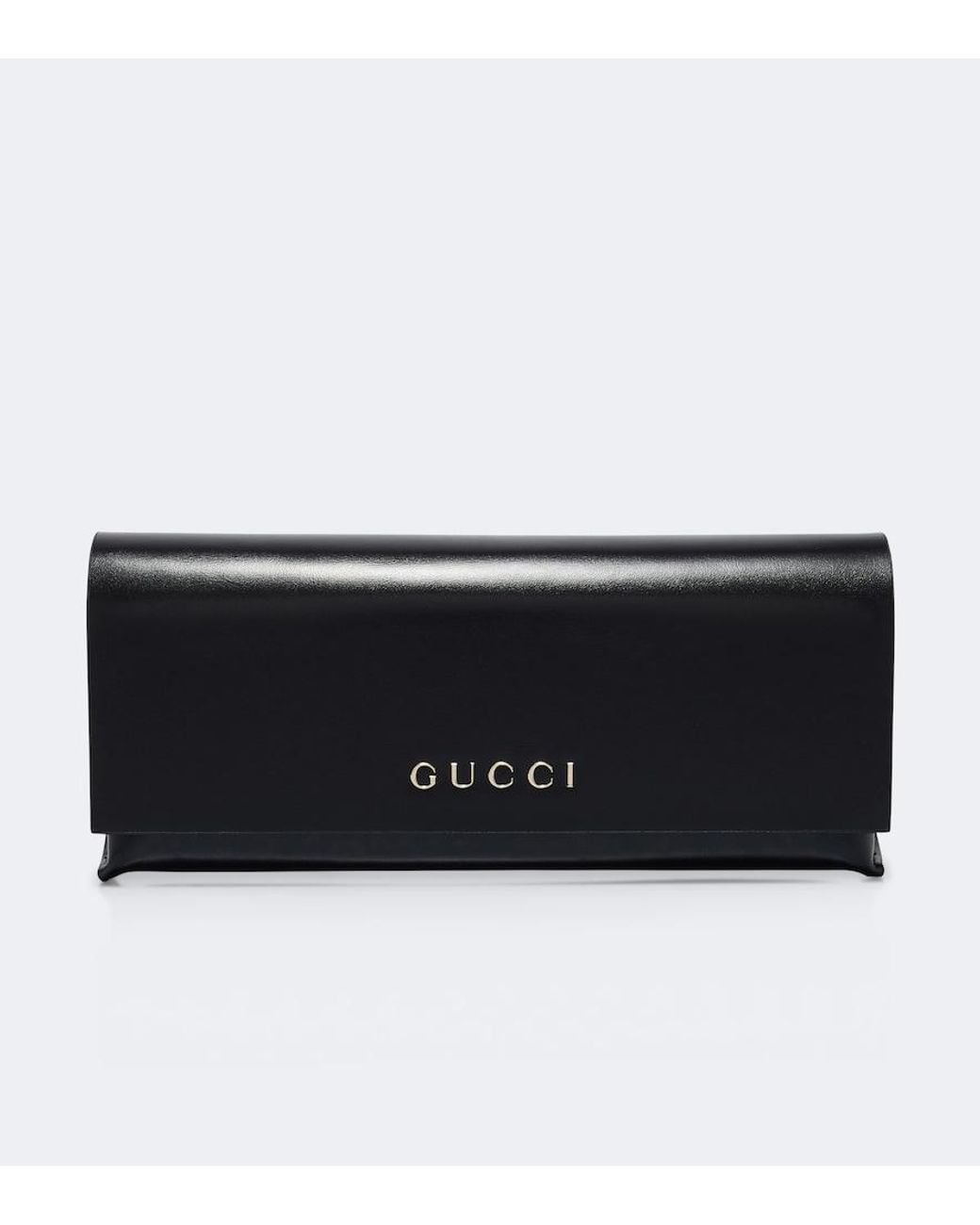 Gucci Black Horsebit Round Sunglasses