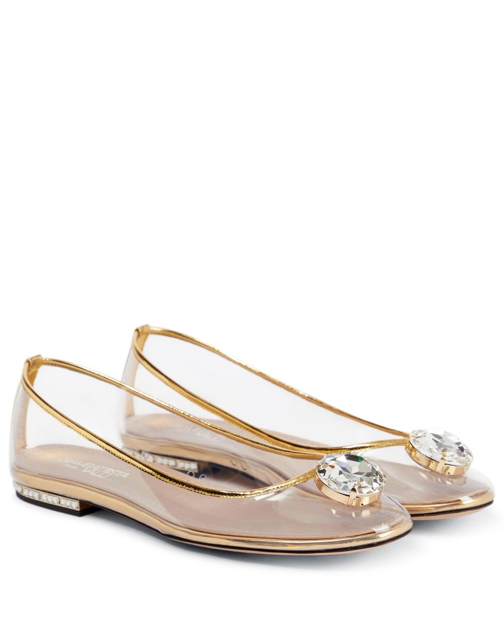embellished ballerina flats