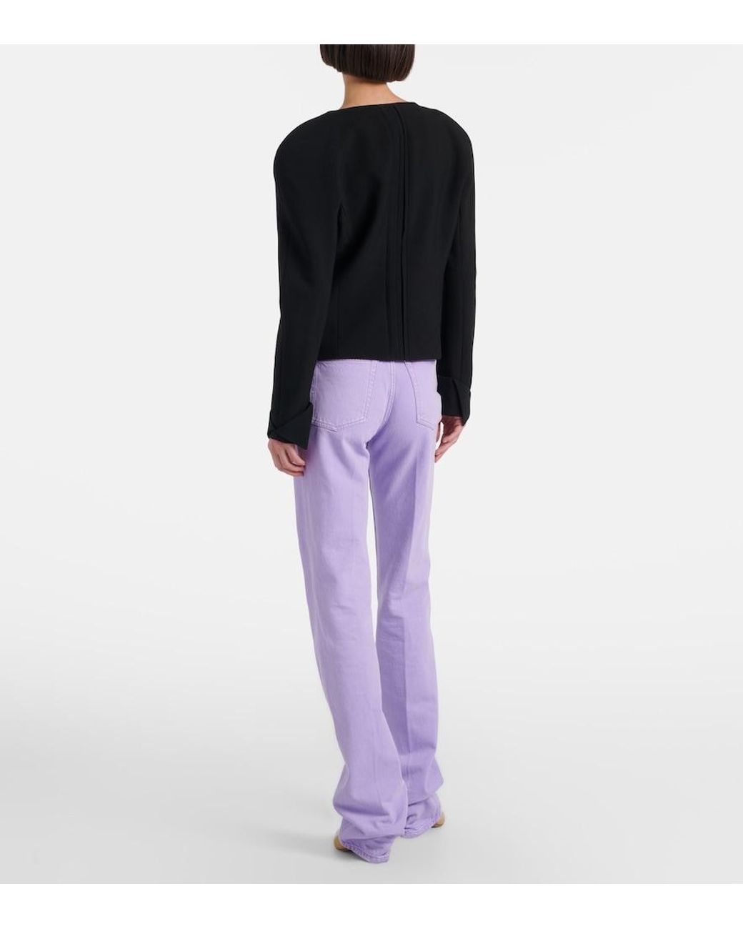 Chloé Purple Straight Jeans