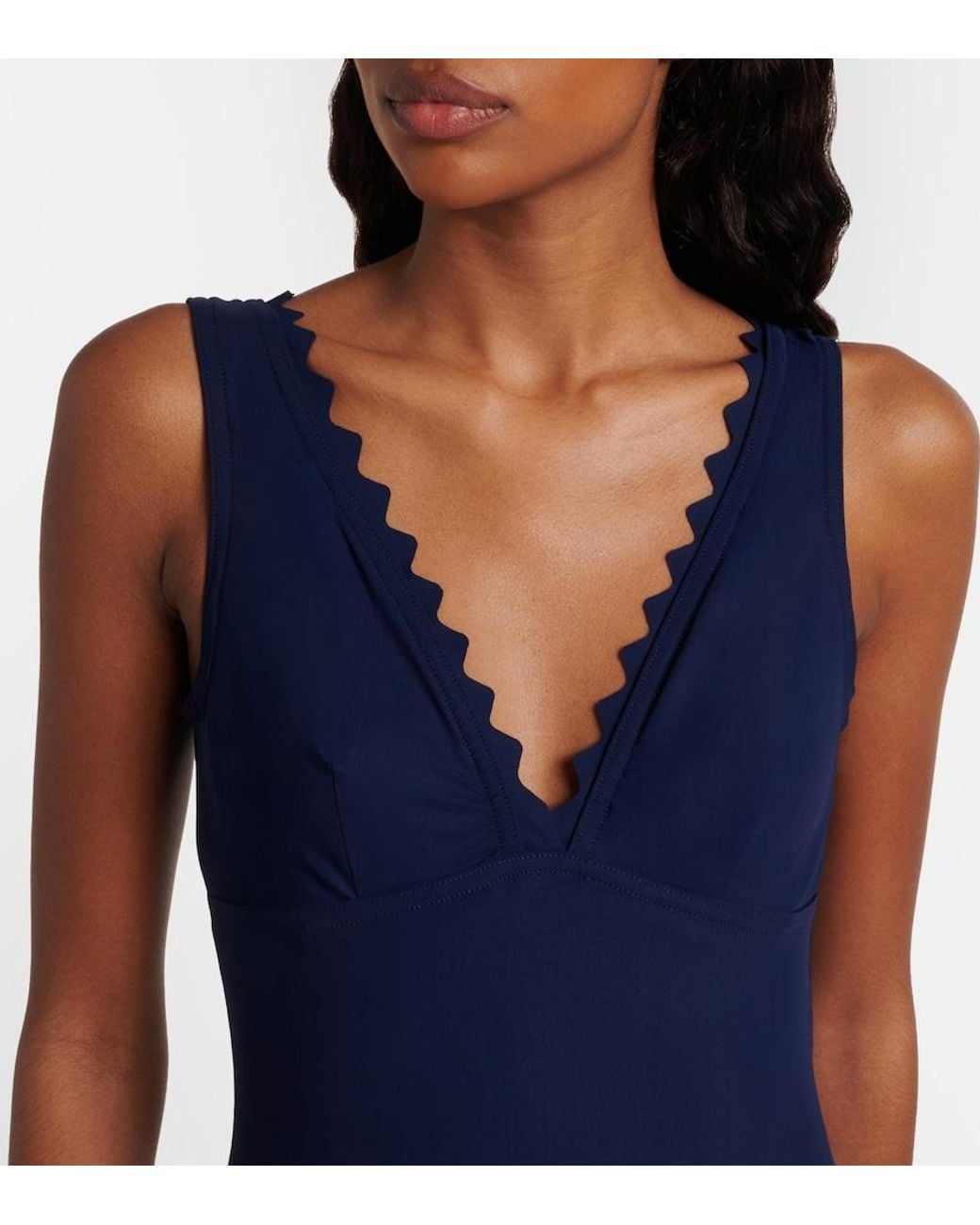 Karla Colletto Blue Ines Swimsuit