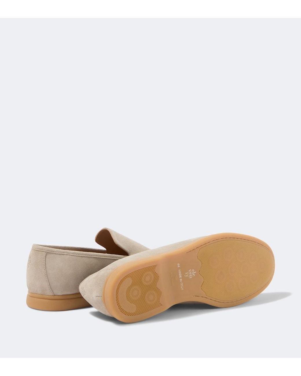 Eleventy White Suede Loafers for men