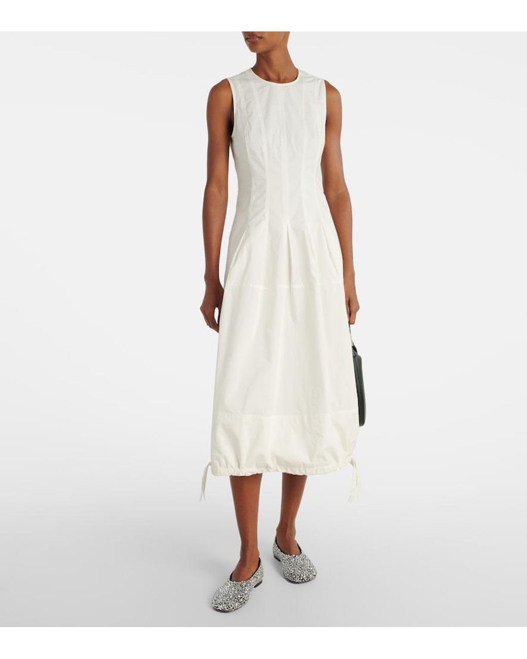 Proenza Schouler White Label Marley Cotton Midi Dress