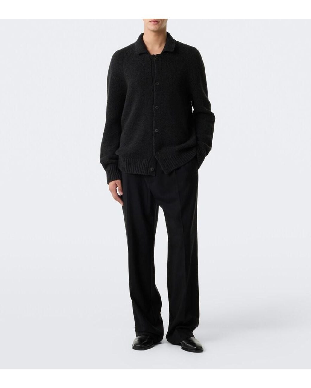The Row Black Ardor Cashmere Cardigan for men