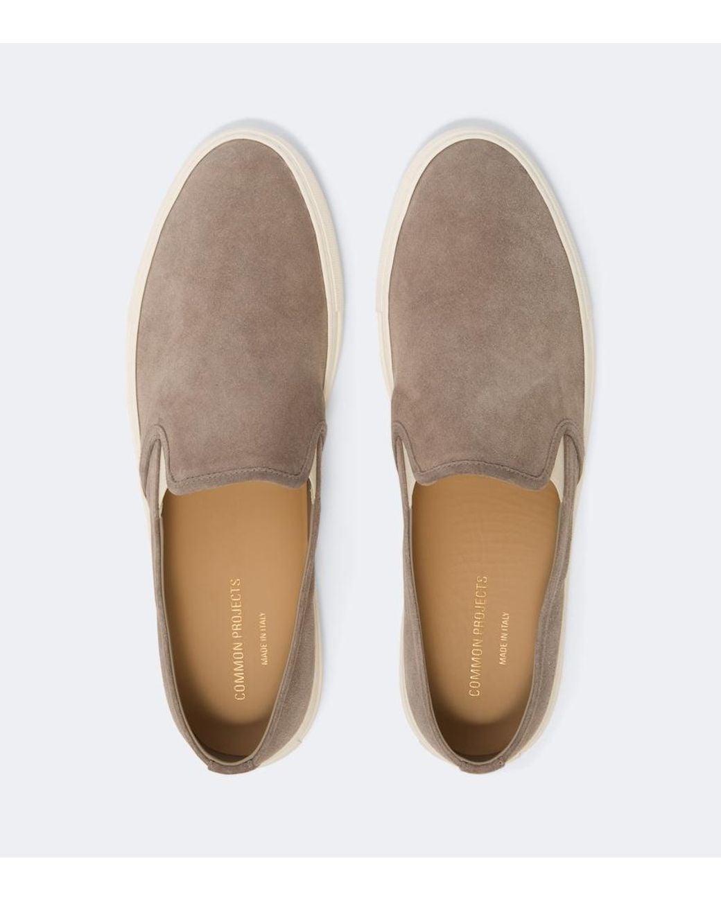 Common Projects Natural Suede Slip-On Shoes for men