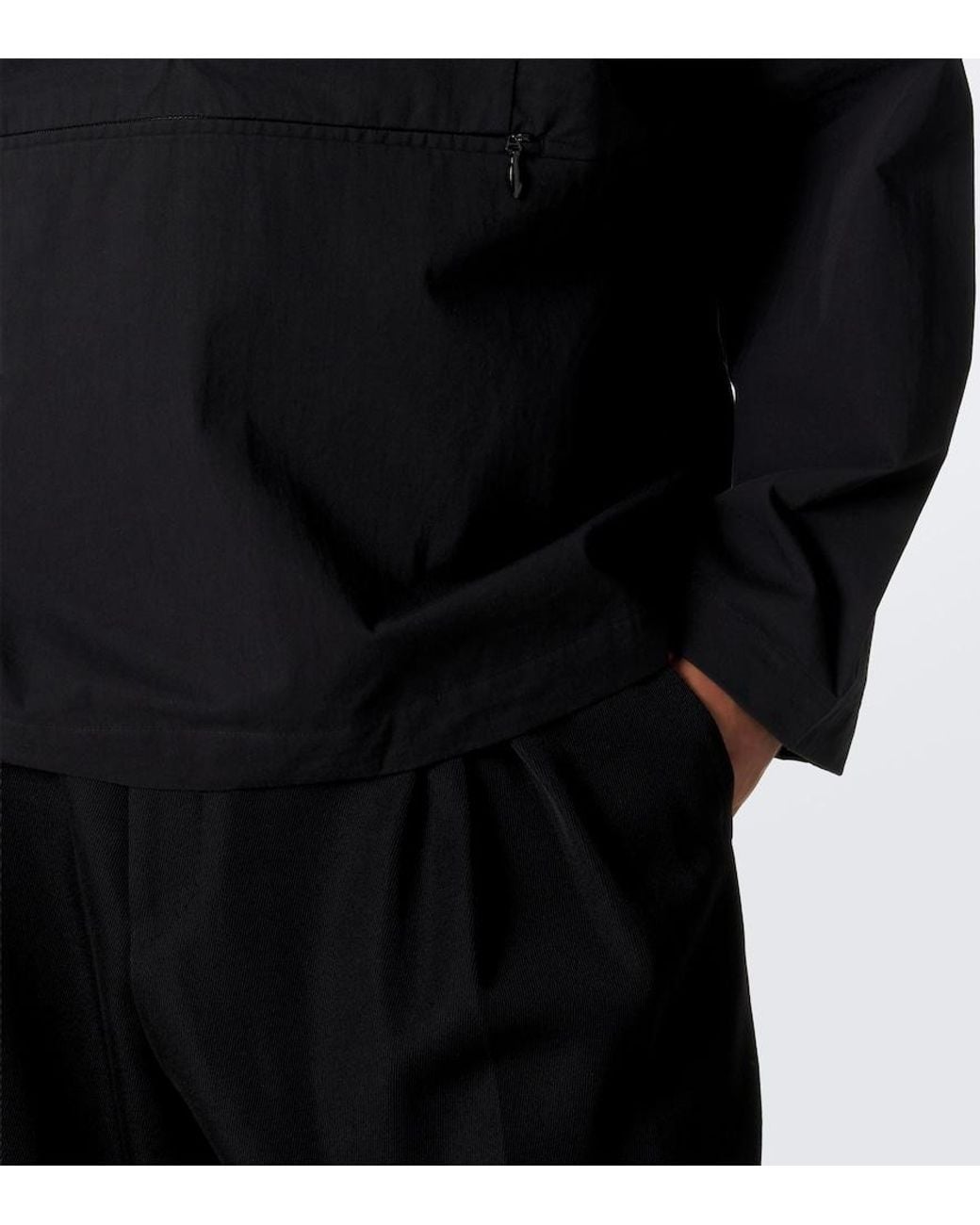 Kiko Kostadinov Black Graatsma Cotton Twill Jacket for men