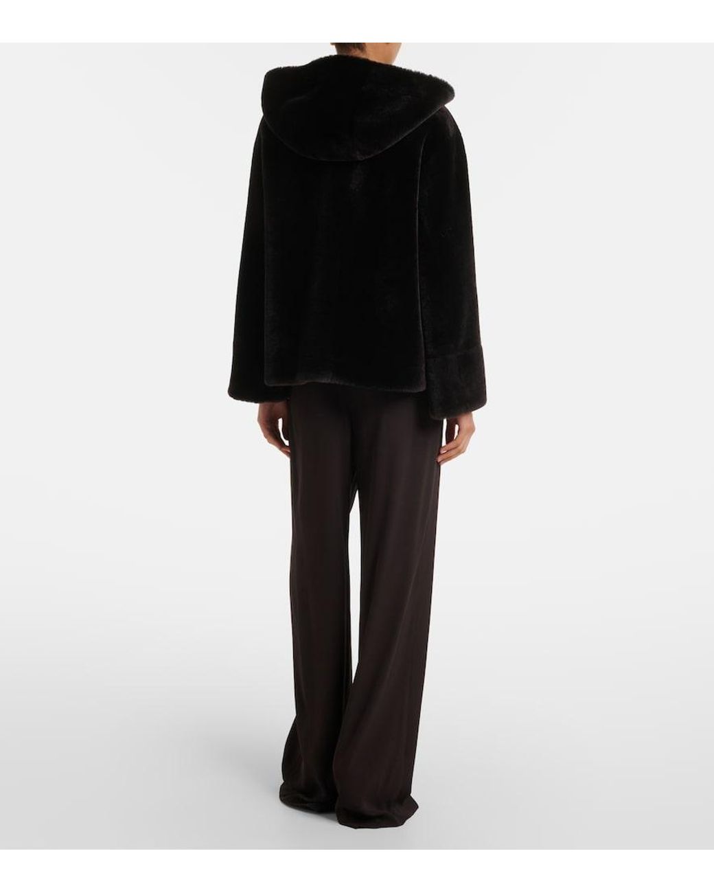 Agnona Blue Jersey Wide-Leg Pants