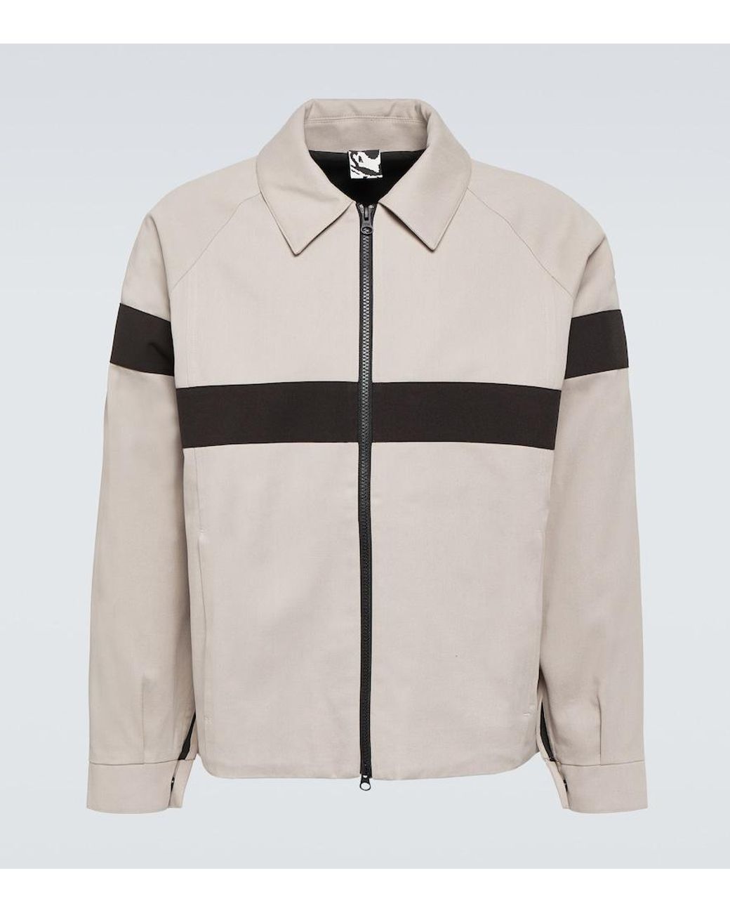 GR10K White Cotton Jacket for men