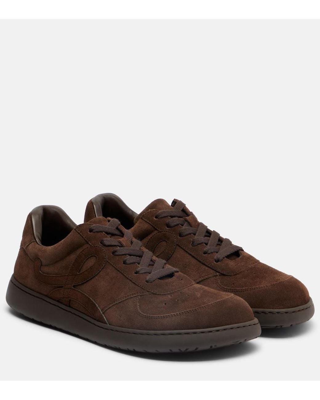 Loewe Brown Jambo Suede Sneakers
