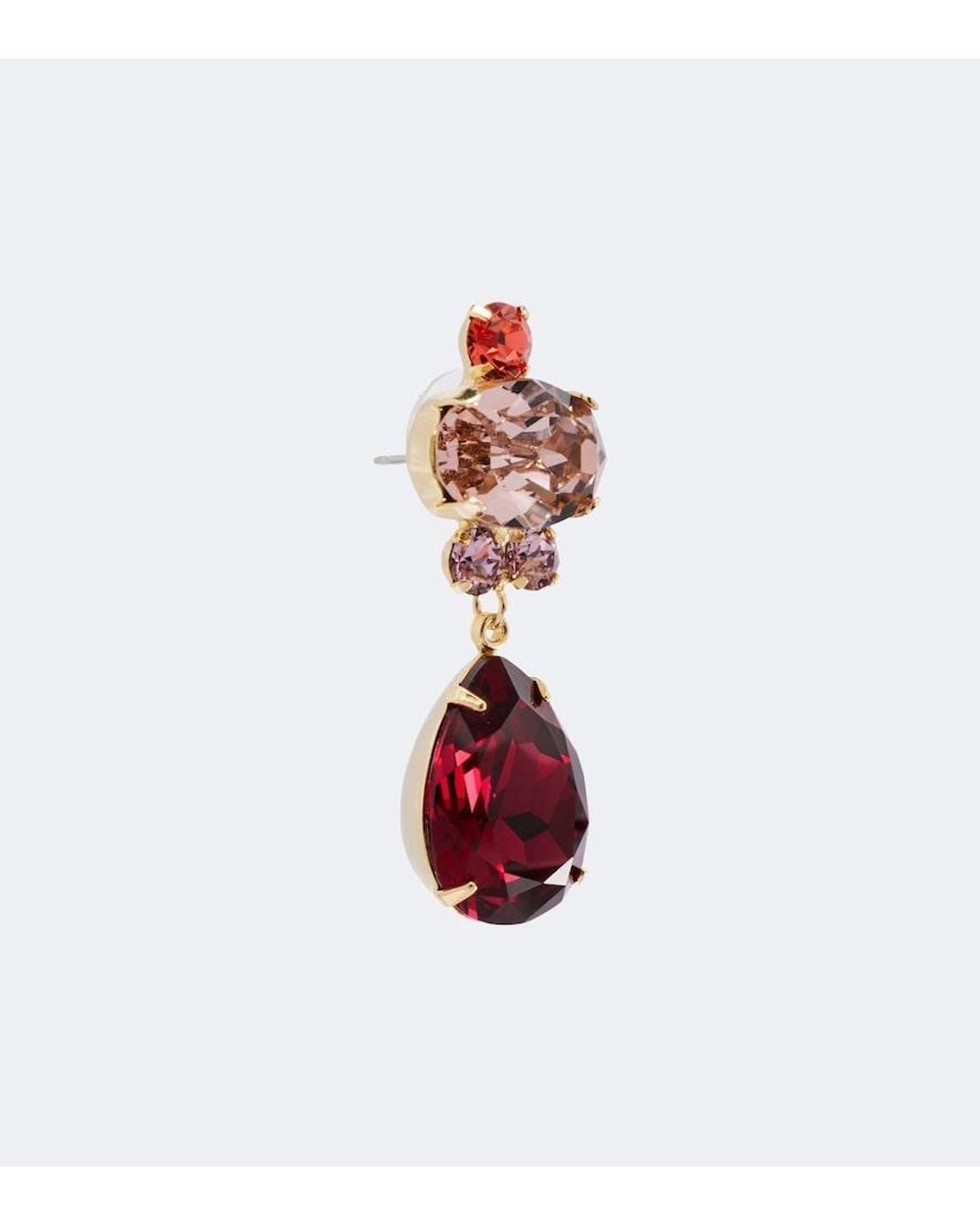 Jennifer Behr Red Catherine-Plated Drop Earrings