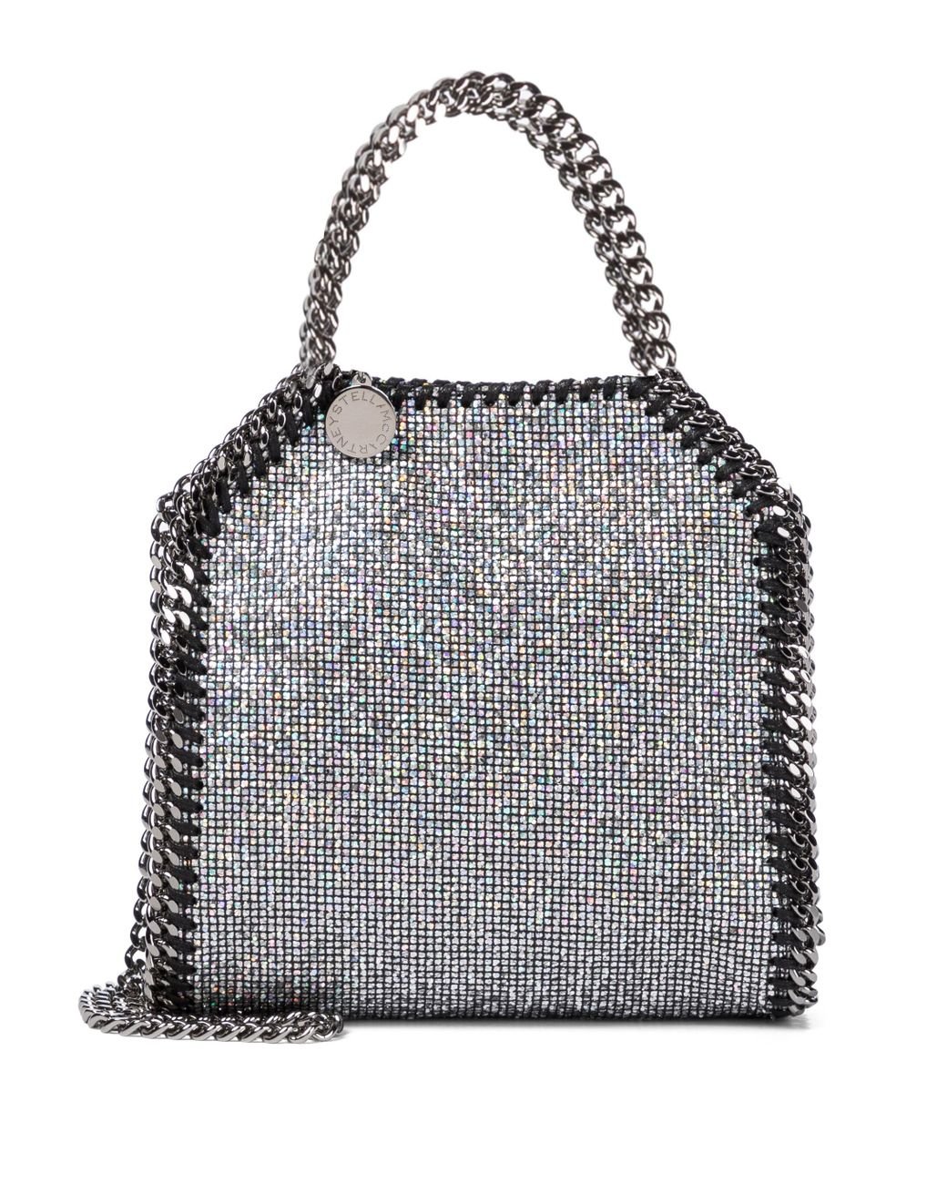 Stella McCartney Falabella Micro Glitter Tote | Lyst
