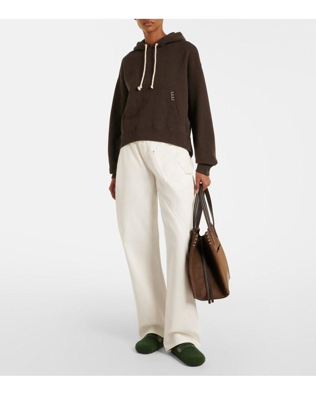 J.W. Anderson Green Felt Mules