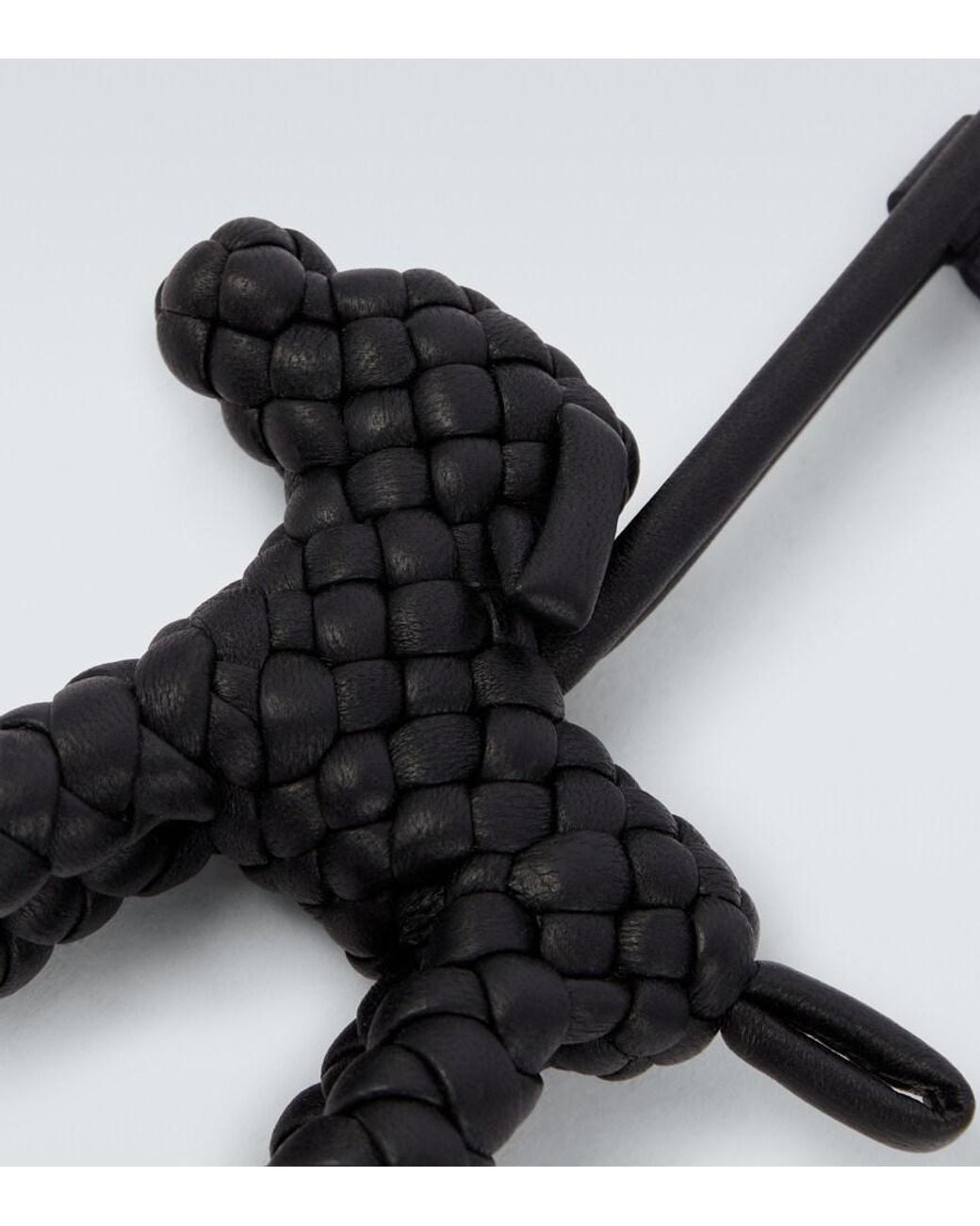 Charm En Cuir Bottega Veneta pour homme en coloris White