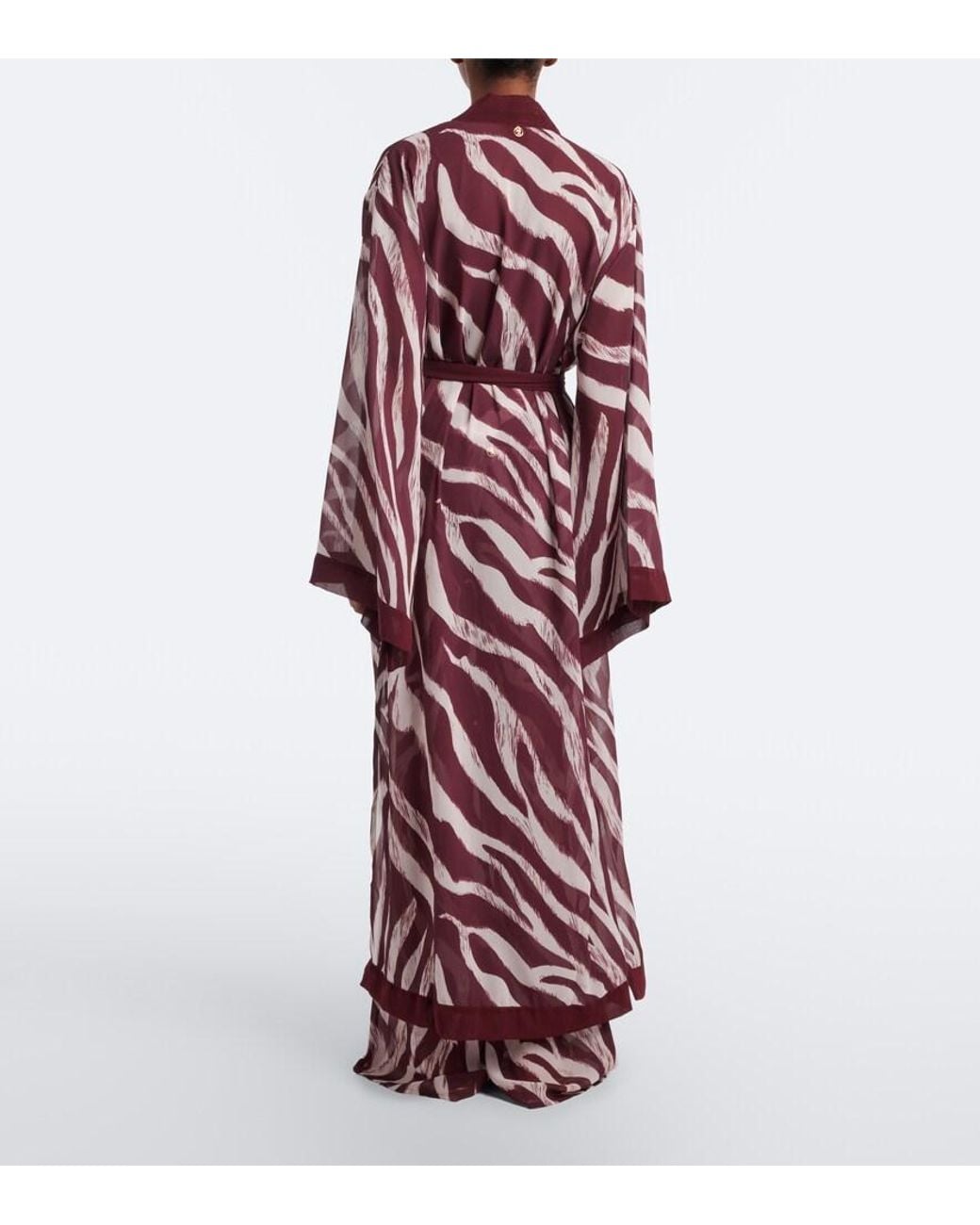 Bananhot Red Jim Zebra-Print Beach Cover-Up