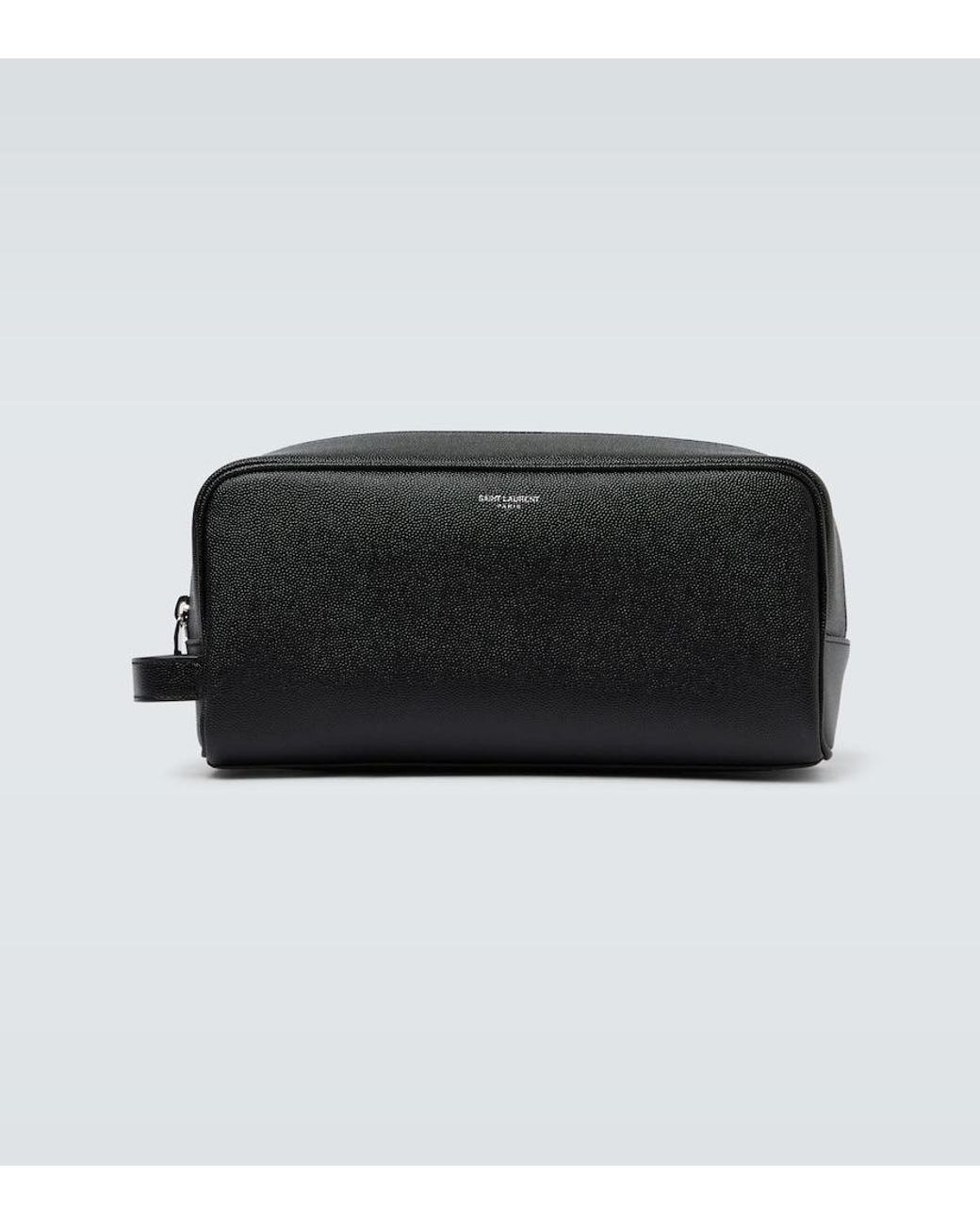 Saint Laurent Black Cosmetic Pouch for men