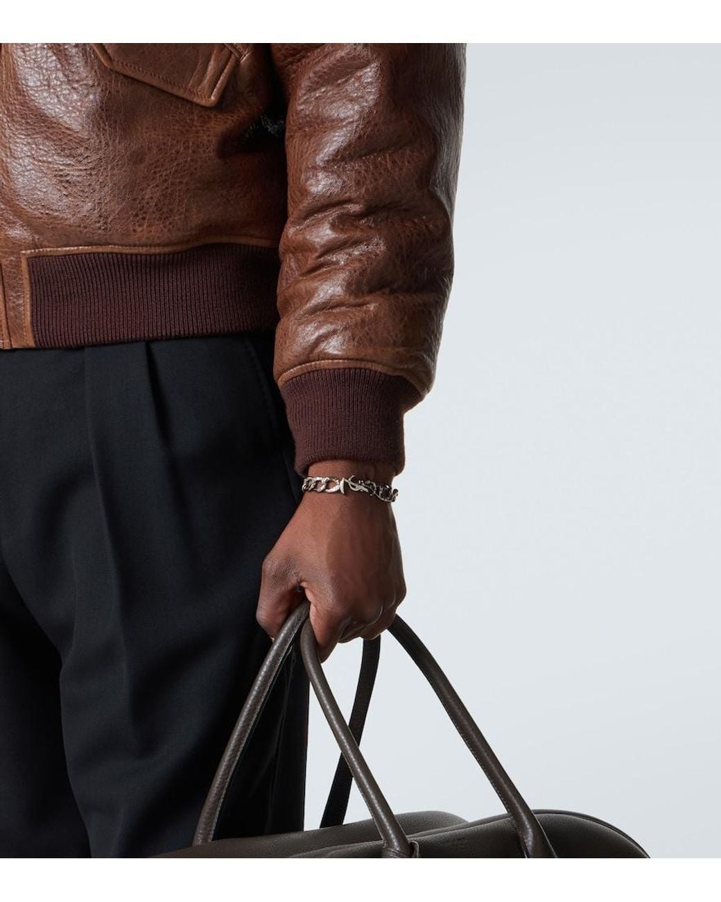 Bracelet Cassandre Saint Laurent pour homme en coloris Brown
