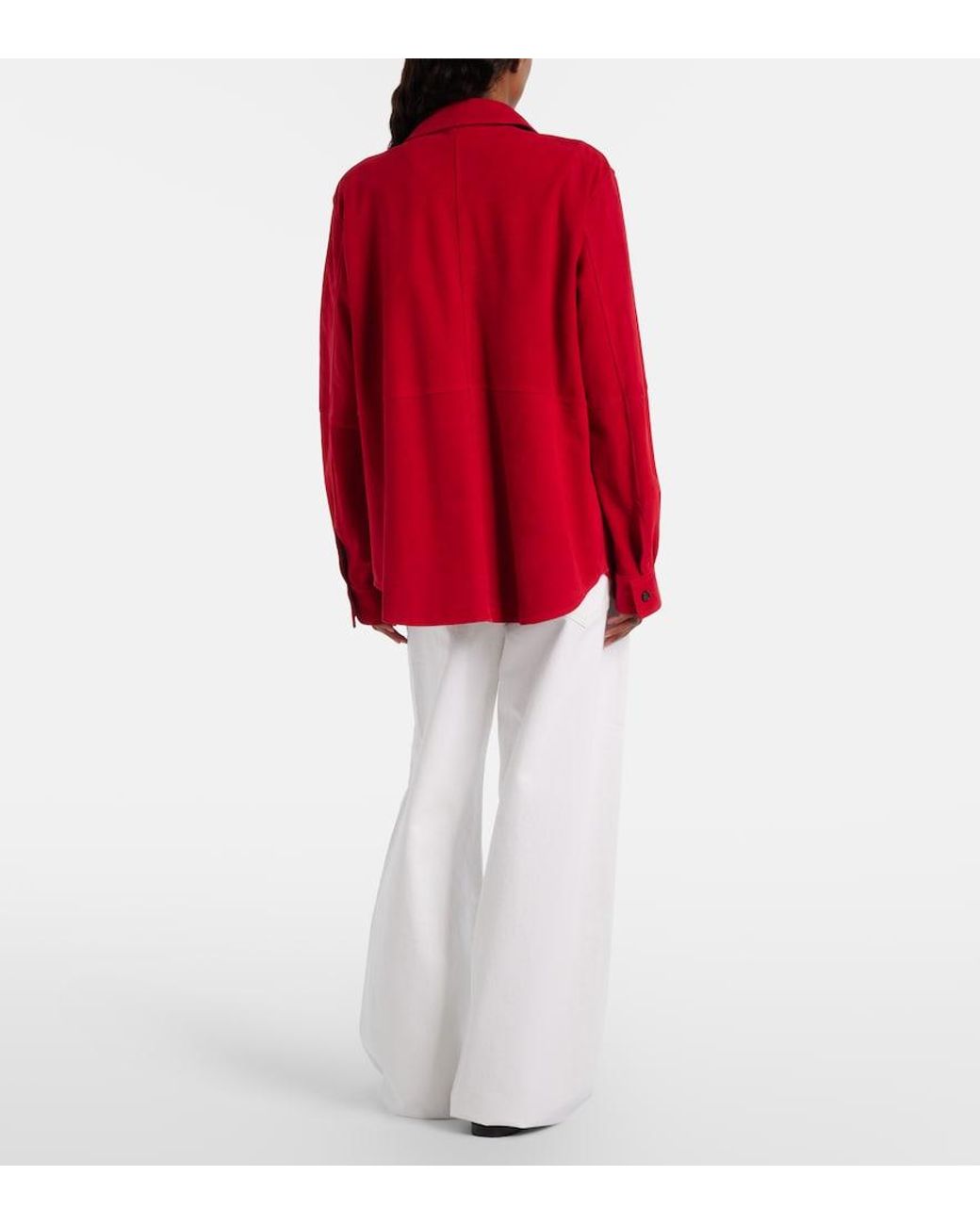 Agolde White Vana Fold Wide-Leg Jeans