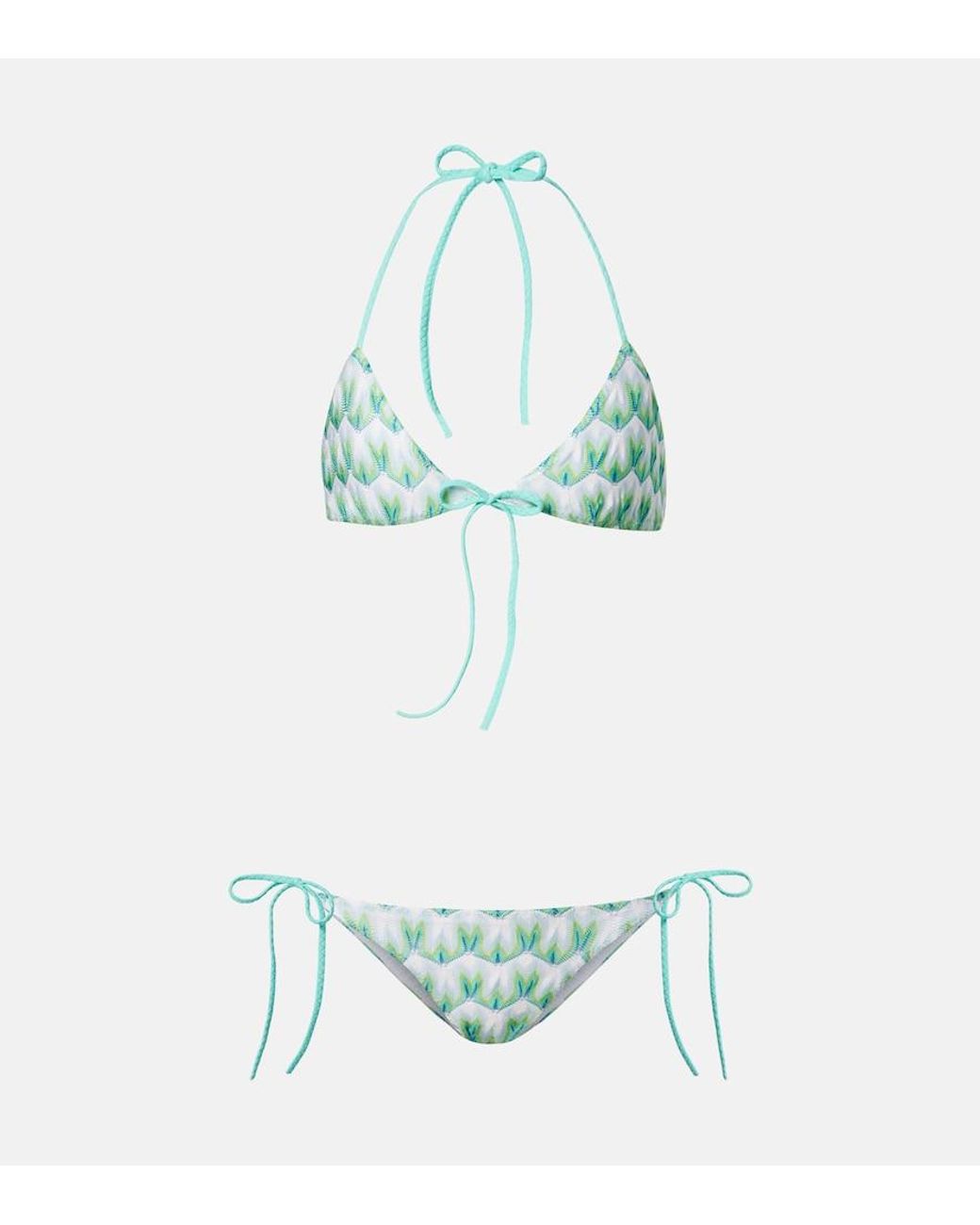 Missoni Green Knitted Bikini