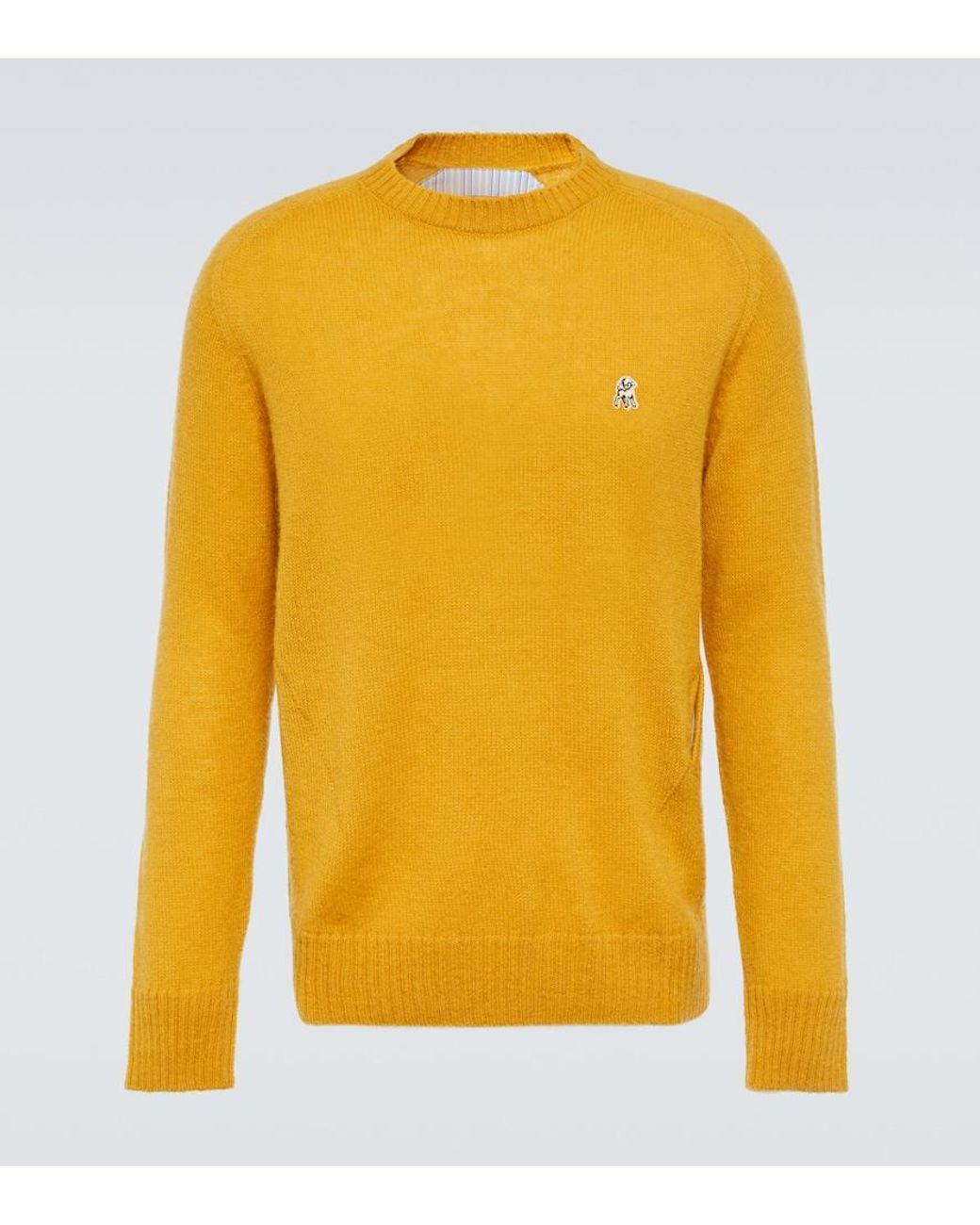 Undercover Yellow Wool Sweater for men