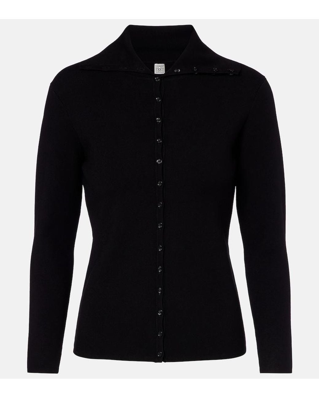 Totême Black Knitted Cardigan
