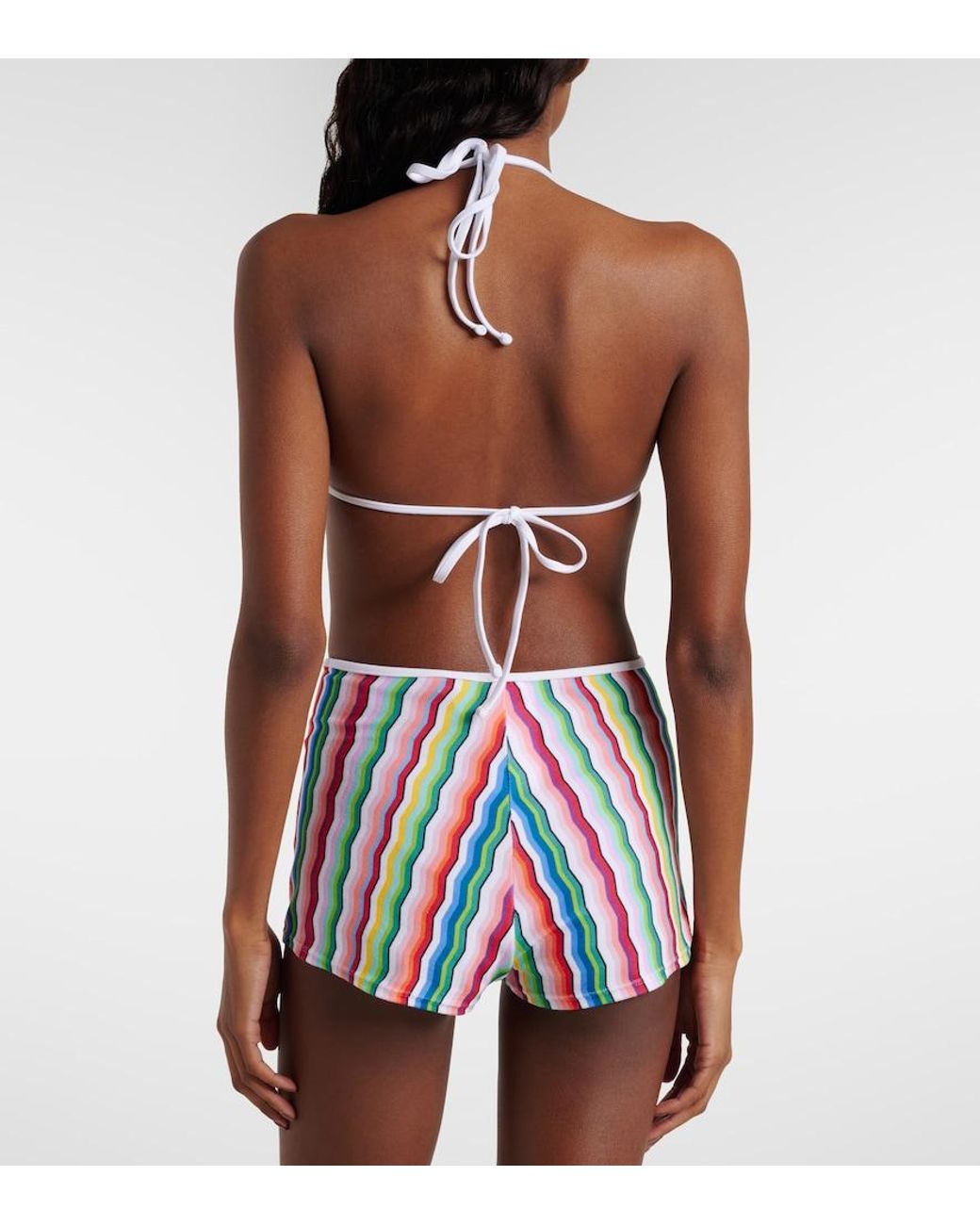 Missoni White Zigzag Micro Shorts