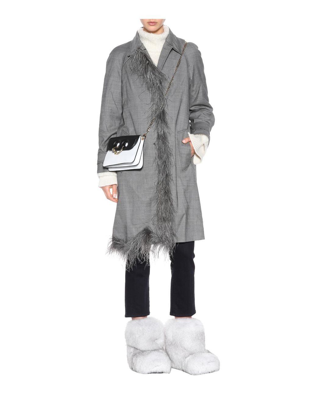 Jimmy Choo Dalton Fur Ankle Boots in White Lyst