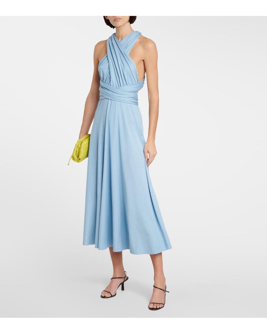 Polo Ralph Lauren Blue Jersey Maxi Dress