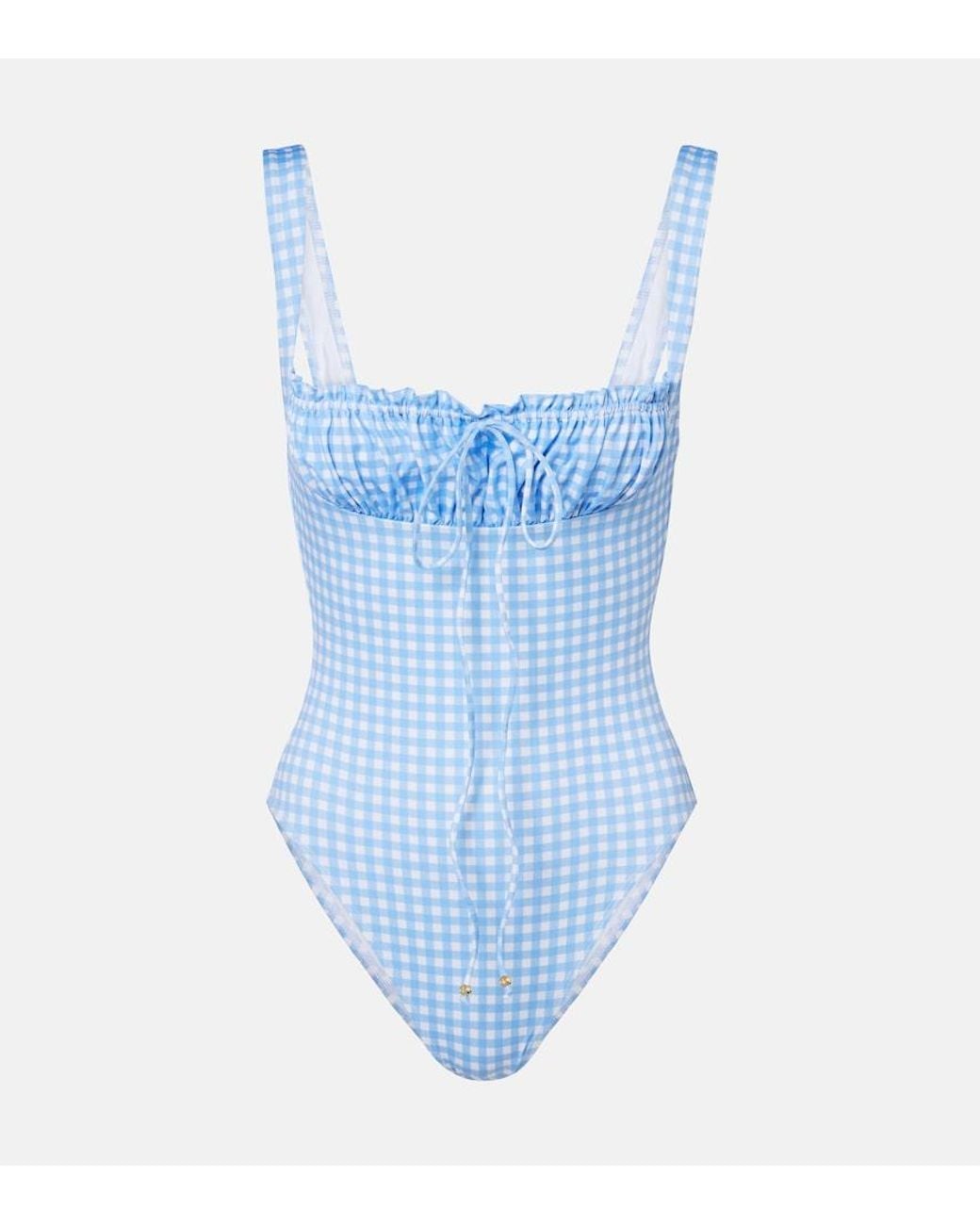 Bananhot Blue Gia Gingham Swimsuit