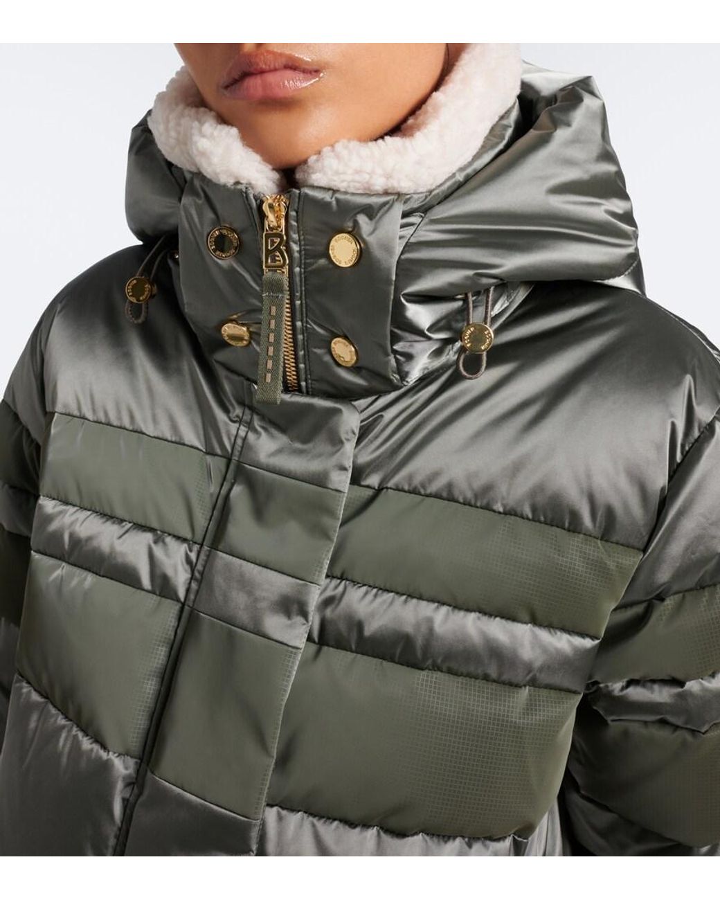 Bogner Gray Sillad Down Ski Jacket
